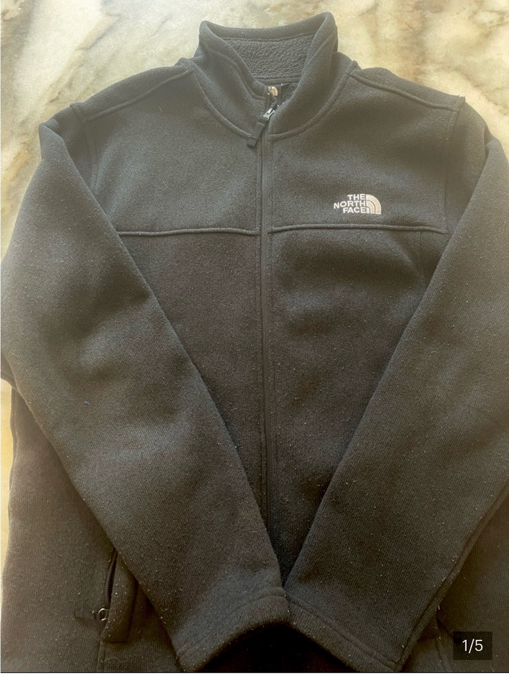 The North Face Black Full-Zip Fleece Performance Jacket